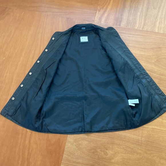 Vintage 90’s bike men’s vest in real leather. Black, Size 11. Perfect condition - Picture 4 of 11